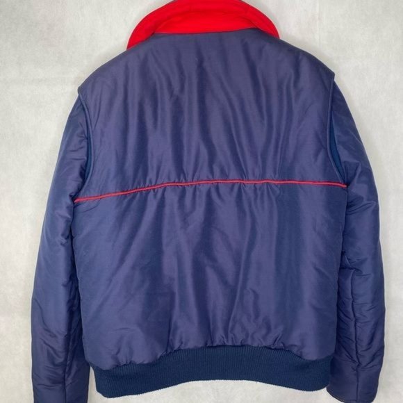 FERA 80’s vintage mens retro ski jacket blue and red size size 44L - Picture 11 of 16